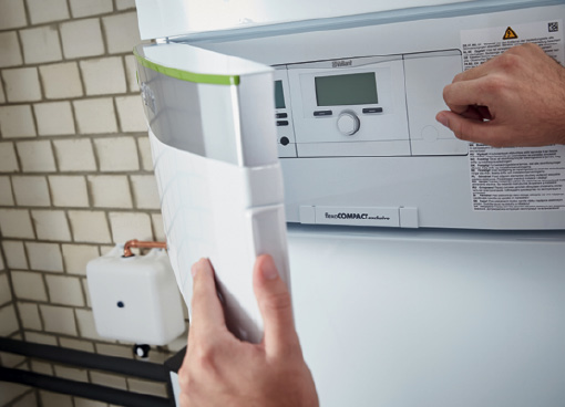 Vaillant flexoCOMPACT Wärmepumpen-Innengerät – Installation und Einstellung durch Fachhandwerker